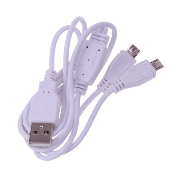 ANXPTIME 2 In 1 Micro USB Cable Mobilephone Charger Wire Dual Micro USB to USB Cord