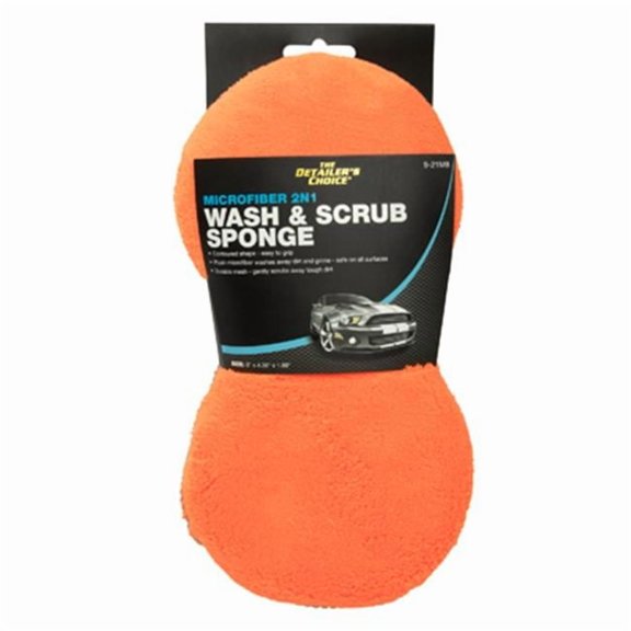 2-in-1 Microfiber Covered Bone Sponge