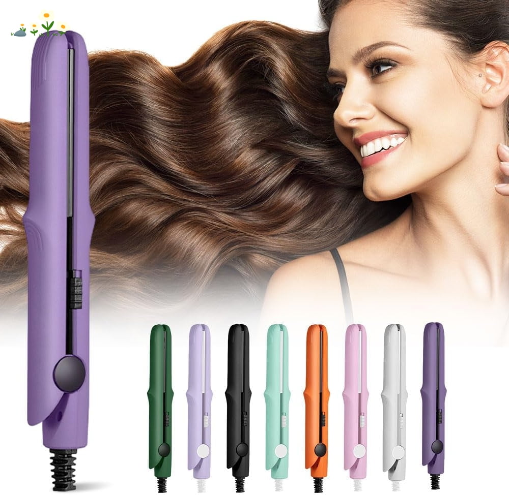 2-in-1 Mini Dual Purpose Curling Iron, 2025 New Mini Curling Wand ...