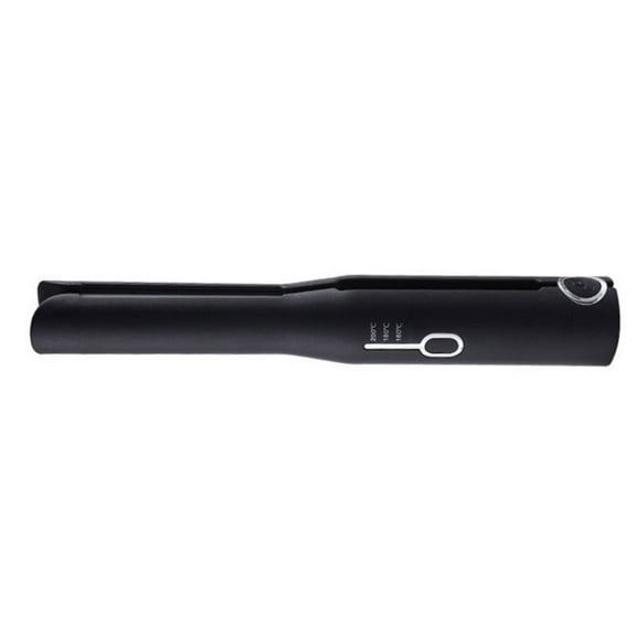 2 in 1 Mini Hair Straightener & Curler Dual USB-Powered Flat Iron for Travel & On-the-Go Styling black