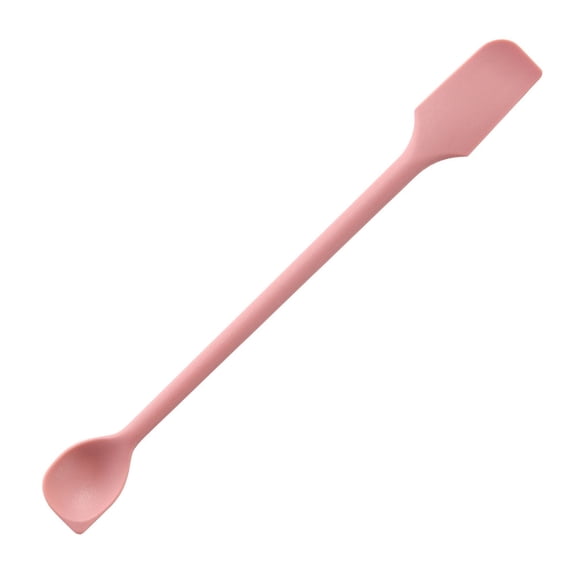 2-in-1 Mini Silicone Spatula, Dual-ended, Heat-resistant, Reusable Mini Silicone Spatula that Doubles as a Small Spoon and Kitchen Scraper, for Cooking in the Kitchen