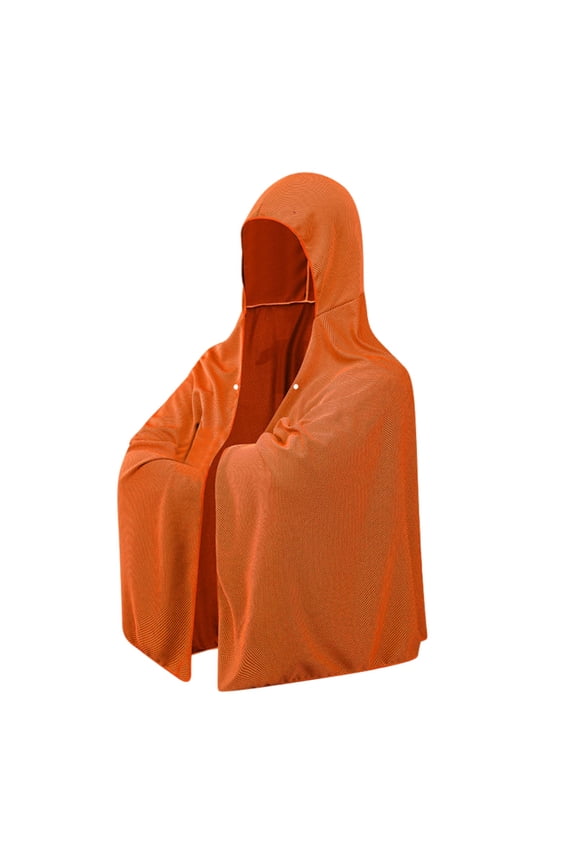 2-in-1 Moisture-Wicking Absorbent Towel Cape & Sun Hood Hat Multifunctional Cooling Headwear for Beach Hiking Sports Outdoor Camping