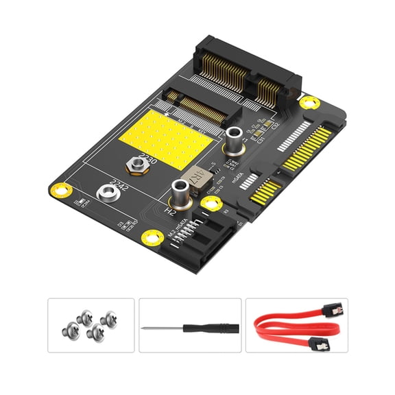 2 in 1 Msata Solid States Disk to Double SATA3 Connection Board Adapter Converters Card MSATA Solid States Disk to SATA3