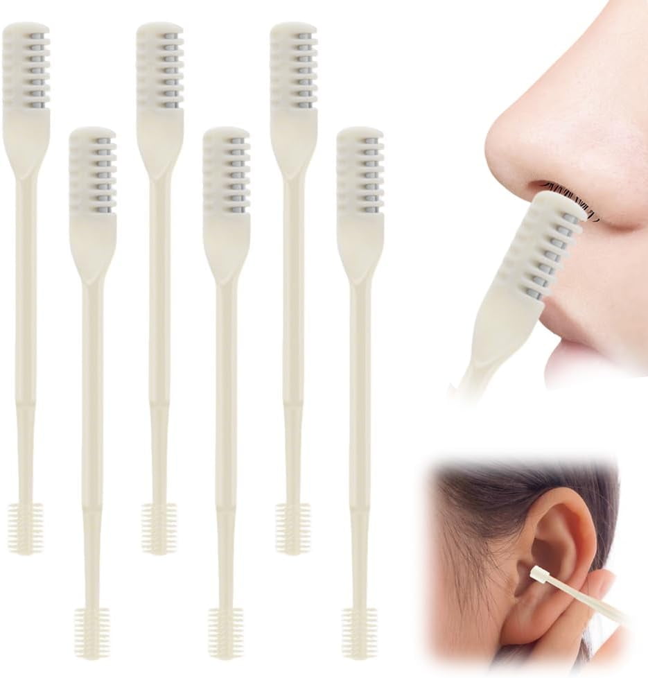 2-in-1 Nasal Hair Cutter, 2025 Upgrade Double Sided Nose Hair Knife ...