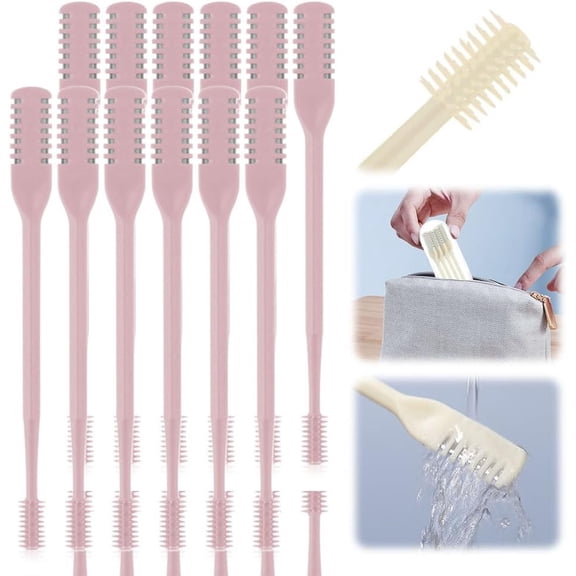 2-in-1 Nasal Hair Cutter,Upgrade Double Sided Nose Hair Knife, 360° Nostril Hair Remover Tool, Nasal Hair Cutter for Men Women, with Soft Cleaning Brush