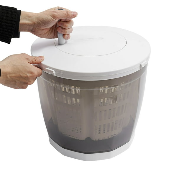 2 in 1 Non-Electric Washing Machine, Compact Washer Spin Dryer, Hand Washer
