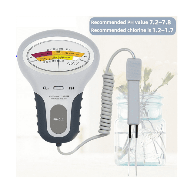 2 in 1 PH Chlorine Meter Chlorine Tester PH Tester Chlorine Water