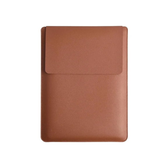 2-in-1 PU Leather Laptop Sleeve & Mouse Pad – Slim Protective Case for MacBook Air/Pro 13, ASUS, and 11-16 Inch Notebooks – Portable Foldable Design