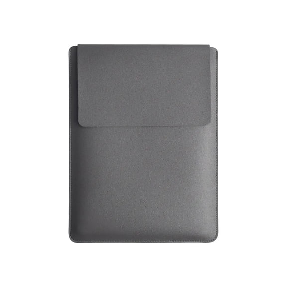 2-in-1 PU Leather Laptop Sleeve & Mouse Pad – Slim Protective Case for MacBook Air/Pro 13, ASUS, and 11-16 Inch Notebooks – Portable Foldable Design