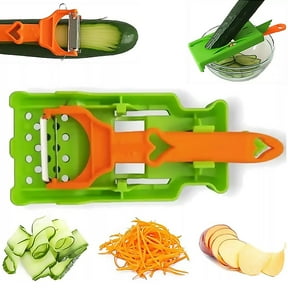 2 in 1 Peeler, Fruit and Vegetable Peeler, Multifuncional Doble Cuchilla, Julienne Strips for Potato, Orange, Lemon, With Lemon Juicer and Potato