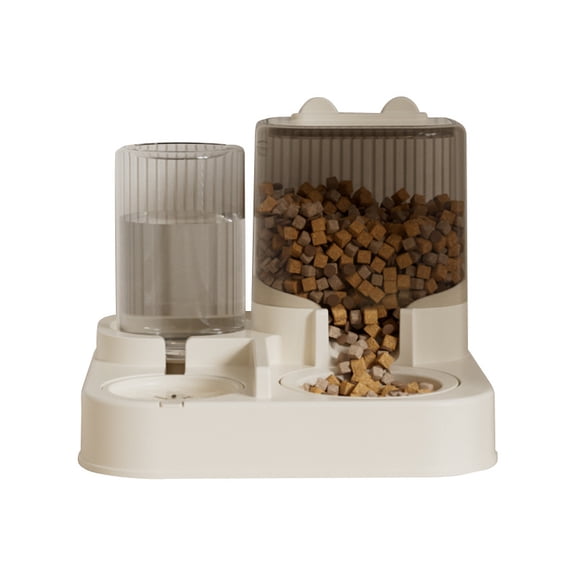 2 in 1 Pet Cat Bowl, Feeder and Water Dispenser Set for Pets Pets Cats Dogs