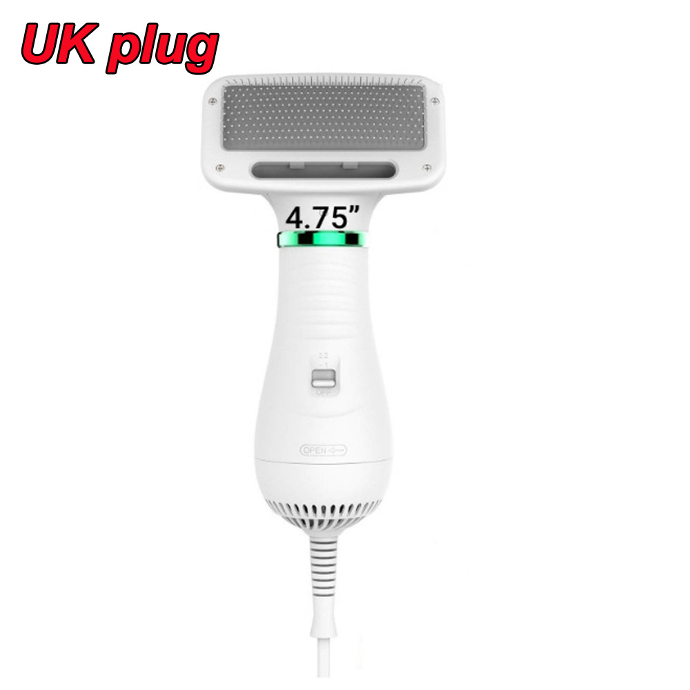 2 in 1 Pet Grooming Hair Dryer Blower with Slicker Slicker Brush