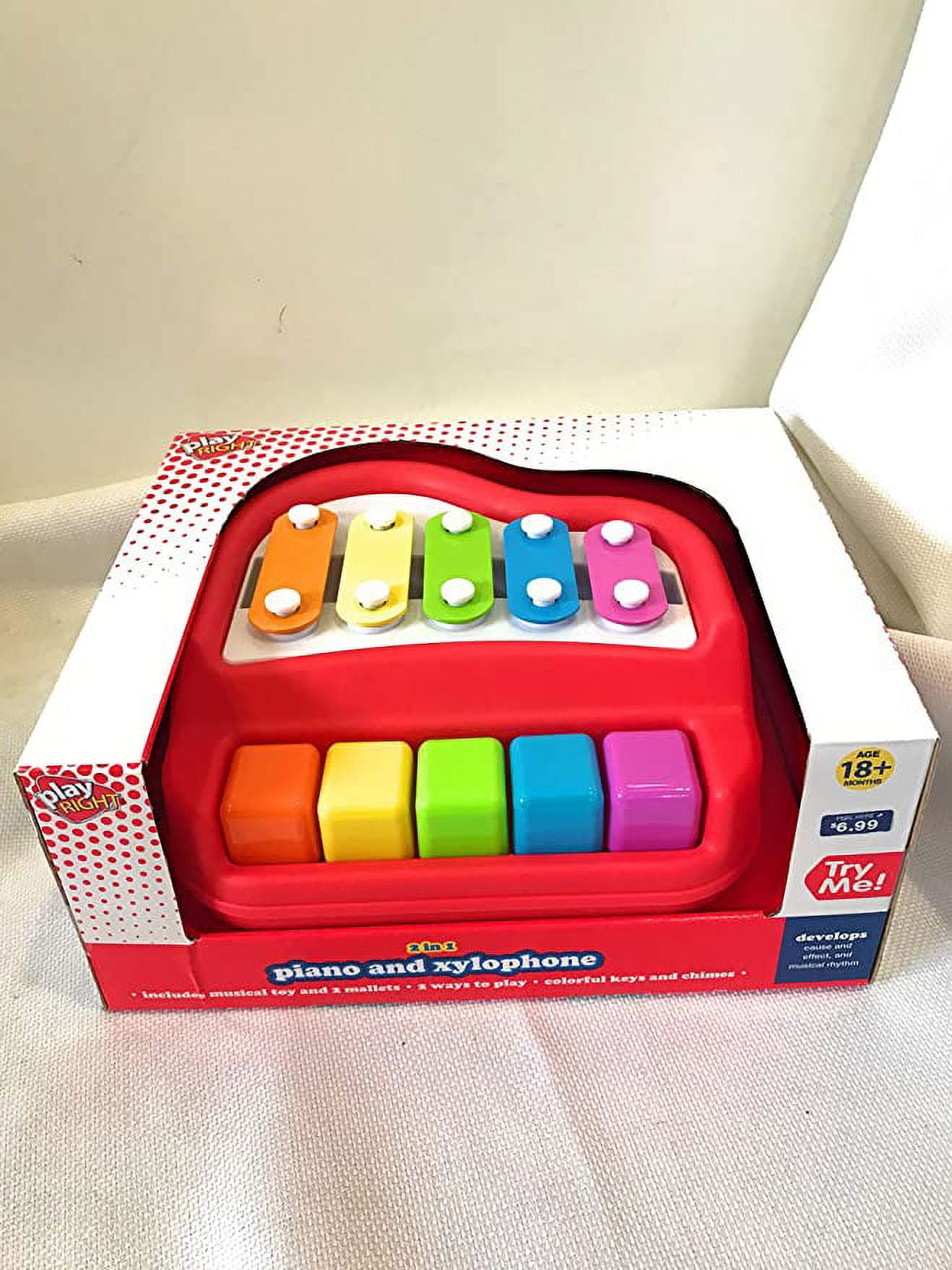 CB Toys Piano et Xylophone pour Enfants 2 en 1