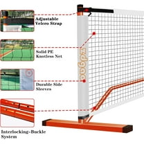 2-in-1 Pickleball Net Set | 22FT/11FT Regulation Size Portable Net with Carry Bag