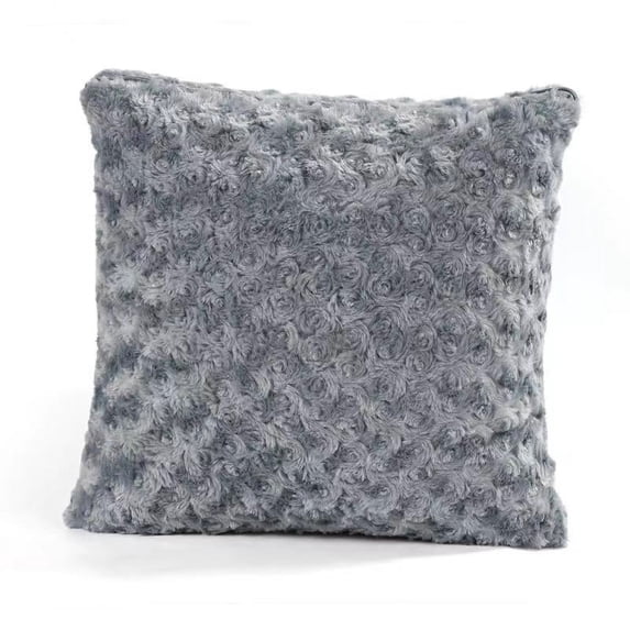 2-in-1 Pillow Blanket for Home and Travel Little Rose Gray