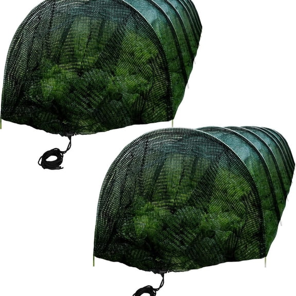 2-in-1 Portable Garden Tunnel Shade Net & Greenhouse Cover – UV-Resistant Plant Protector for Vegetables, Herbs, and Seedlings