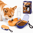thumbnail image 1 of Portable Pet Feeder & Water Dispenser Set with Food Container for Dogs, 1 of 14