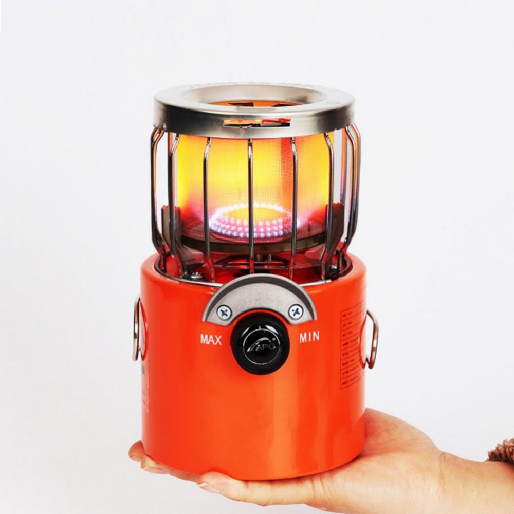 2 in 1 Portable Propane Heater & Stove, Outdoor Camping Gas Stove Camp Tent  Heater for Ice Fishing Backpacking Hiking Hunting Survival Emergency 