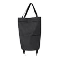 thumbnail image 1 of 2-in-1 Portable Shopping Cart Grocery Trolley 23L Lightweight Folding with Wheels, Holds 12.5kg, 1 of 5