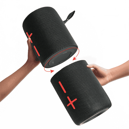 2 in 1 Portable Split 40W Wireless Speaker, IPX6 Waterproof Portable Dual Speaker with RGB Lights New Moon