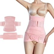 2 in 1 Postpartum Belly Band WrapPink, C-Section Support Belt, Post Partum Support Recovery Waist/Pelvis Belt, Belly Band Binder Girdle Stomach XL