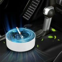 2 in 1 Purifier Ashtray for Cigarettes, Multifunctional Smokeless Ashtray, Indoor Smokeless Ashtray with Air Freshener for Home Indoor Car Office