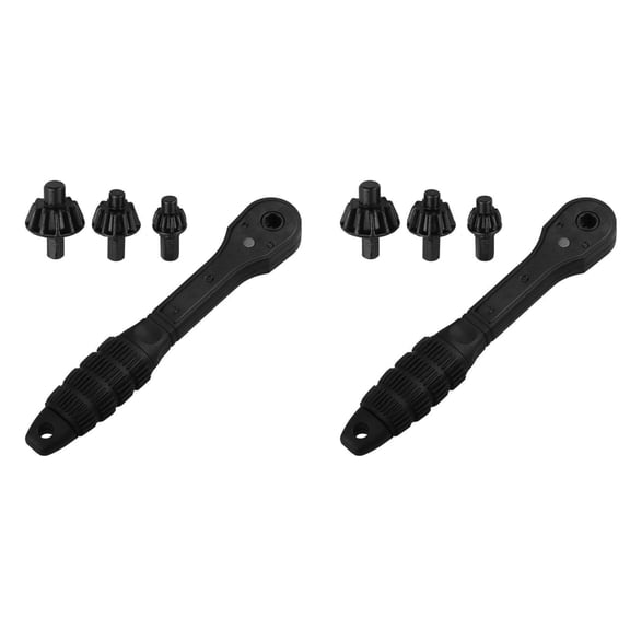 2-in-1 Ratchet Drill Chuck Key Wrench, 2025 New Universal Chuck Key Replacement Tool for Drill, Compatible with Most Electric Drills and Power Tools