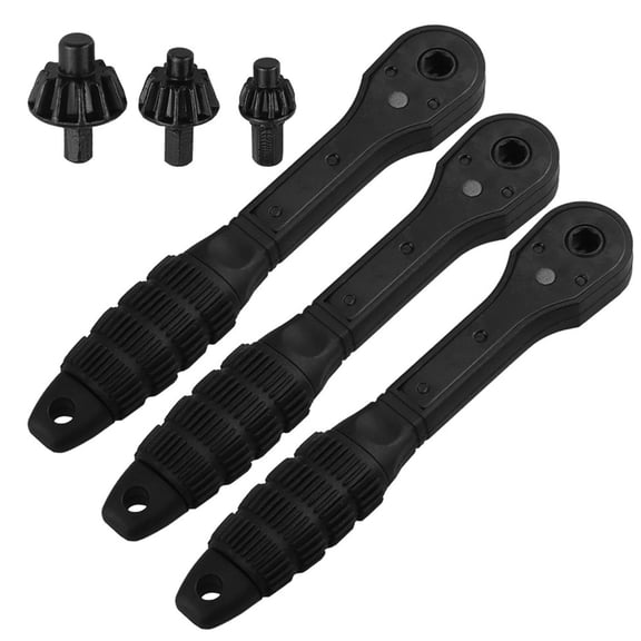 2 in 1 Ratcheting Drill Chucking Key Wrench Double Head Chucking Key Replacement Tool for Electric Drill Power Tool Tightening