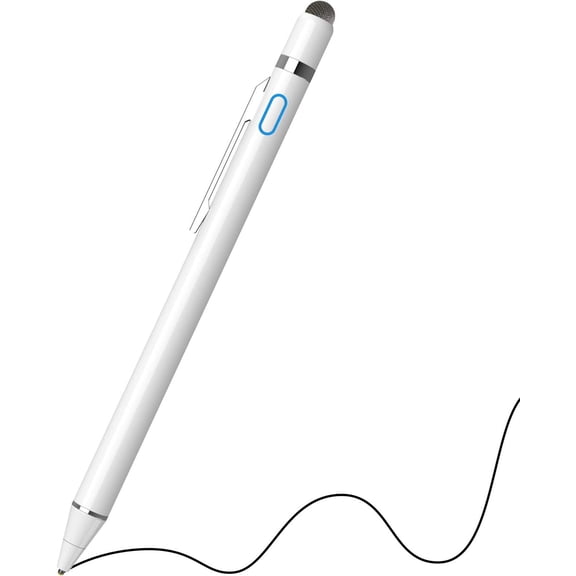 2 in 1 Rechargeable Digital Pen Fine Point Stylus for /iPad Pro/Mini/Air/ and Other Screens
