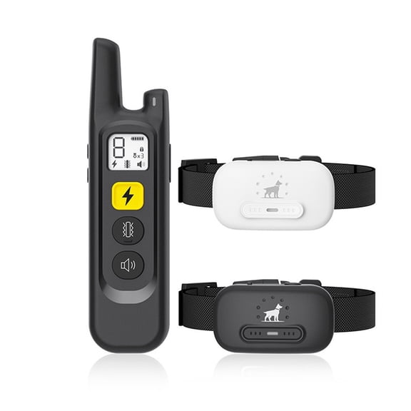 2-in-1 Remote Dog Training Collar & Wireless Electric Fence – Waterproof Rechargeable E-Collar With Static, Vibration & Beep Modes For Medium Large Dogs