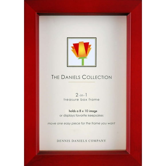 2-in-1 Rosewood 8x10 box one-half inchin deep for your print or collectibles by Dennis Daniels - 8x10