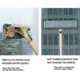 thumbnail image 1 of 2-in-1 Rotatable Window Cleaning Tool Kit, Telescopic Squeegee and Washer with Microfiber Cloth, Streak Free Glass Scraper for Indoor and Outdoor Windows, Car Glass, Shower Doors, Mirrors, 1 of 7
