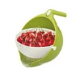 thumbnail image 1 of 2-in-1 Rotating Colander with Mixing Bowl  Multifunctional Fruit & Vegetable Washer  Spinning Drain Basket with Handle  Easy Drain Colander for Kitchen and Pasta, 1 of 7