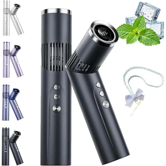 2-in-1 Rotating Mini Fan & Flashlight, 180° Head, 9-Speed Portable Fan for Camping(B-1PC)