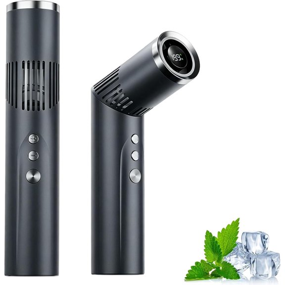 2-in-1 Rotating Mini Fan & Flashlight, 180° Rotating Head, With High-Led Light, Portable Rechargeable Handheld Fan with Flashlight, High-Capacity 3000mah Battery, For Travel & Office (White 1pcs)