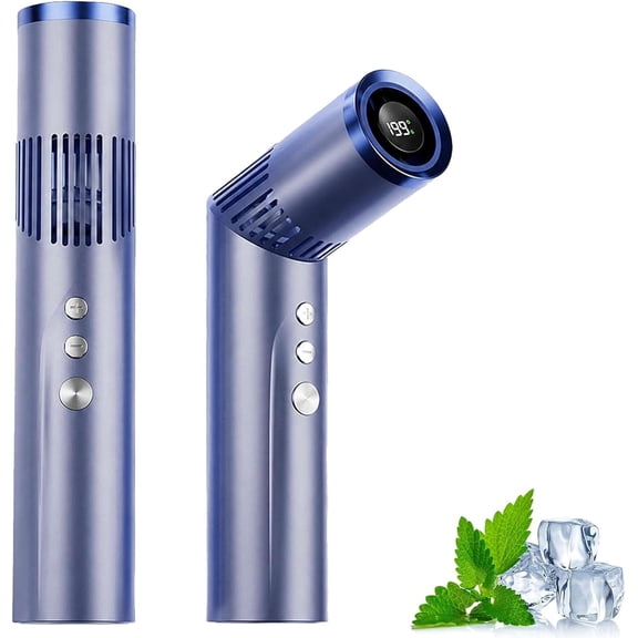 2-in-1 Rotating Mini Fan & Flashlight, 180° Rotating Head, With High-Led Light, Portable Rechargeable Handheld Fan with Flashlight, High-Capacity 3000mah Battery, For Travel & Office (White 1pcs)