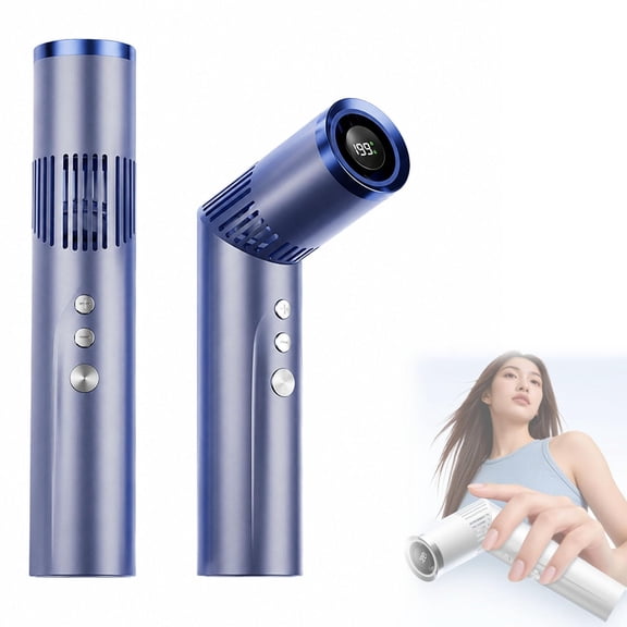 2-in-1 Rotating Mini Fan & Flashlight, 2-in-1 Flashlight Fan, 180° Rotating Head, Adjustable 9-Speed Settings, Dual-Function Design, High-Capacity 3000mah Battery, For Travel & Office (Gray)