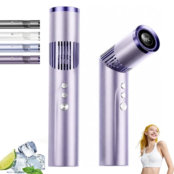 2-in-1 Rotating Mini Fan & Flashlight, Handheld Mini Fan with Flashlight, Foldable Adjustable Personal Cooling Fan for Travel, Camping, Outdoor Concerts, Commuting and Everyday Carry