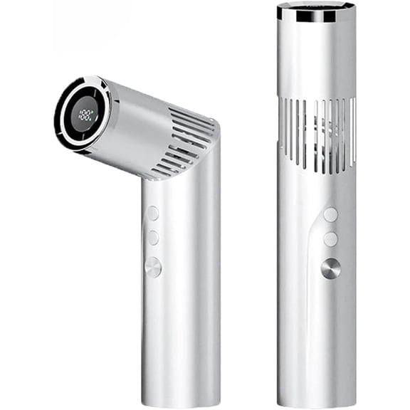 2-in-1 Rotating Mini Fan & Flashlight, Handheld Mini Fan with Flashlight, Foldable Adjustable Personal Cooling Fan for Travel, Camping, Outdoor Concerts, Commuting and Everyday Carry