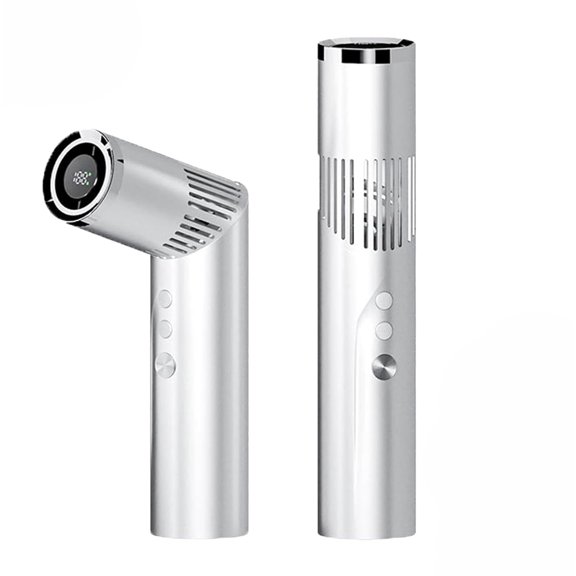 2-in-1 Rotating Mini Fan & Flashlight, Handheld Mini Fan with Flashlight, Foldable Adjustable Personal Cooling Fan for Travel, Camping, Outdoor Concerts, Commuting and Everyday Carry