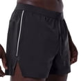 thumbnail image 1 of 2-in-1 Running Shorts for Men Compression Fit High Rise Athletic Trousers Performance Liner Bottoms Side Split Hem Marathon Track Activewear, 1 of 6