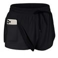 thumbnail image 1 of 2 in 1 Running Shorts for Women Workout Shorts Double Layer Shorts Athletic Yoga Shorts Sport Gym with Pockets, 1 of 5