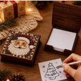 thumbnail image 1 of 2-in-1 Santa Rhinestone Pearl Diamond Painting Box, DIY Crystal Gem Art Jewelry Box & Sticky Note Dispenser, Christmas Gift, 1 of 6