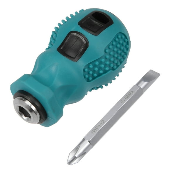 2 in 1 Screwdriver #2(PH2)  6mm Slotted Driver Magnetic