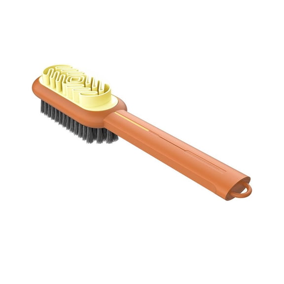 2 in 1 Scrub Suede Shoe Brush, Double-Sided Scrub Suede Shoe Brush, Rubber Polish with Brushes Eraser For Suede Bristle Soft