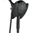thumbnail image 1 of 2-in-1 Shower Head with Handheld Combo: 2.5GPM Rainfall & Handheld Shower Head Use Together or Alone, 9 Spray Settings Hand Held Shower Head with Hose, Black, 1 of 5