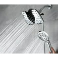 2in1 Shower Heads with Handheld Spray Combo 10” Rainfall Shower Head