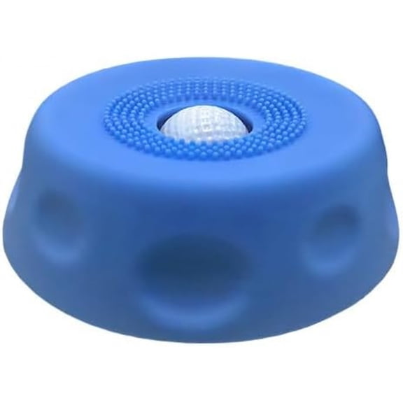 2-in-1 Silicone Dog Lick Bowl & Slow Feeder Mat, Gen 3 Dual Design Interactive Feeding Toy with Anti-Slip Suction Base, Blue