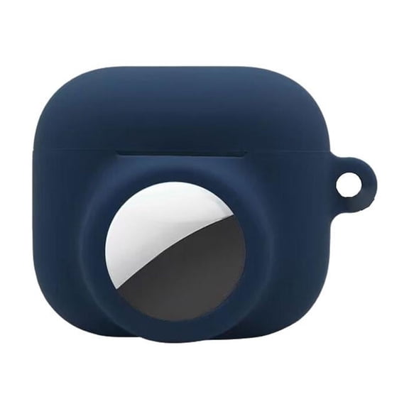 2-in-1 Silicone Protective Case, for AirPods4 Anti-Lost With Tracker, Lightweight Lanyard Design, All-Round Protection, Portable And Practical