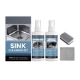 thumbnail image 1 of 2-in-1 Sink Cleaning and Protection Kit, Stainless Steel Sealer and Limescale Remover, Waterproof Shield for Kitchen and Bath, 1 of 9